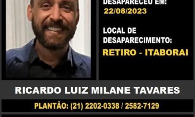 Disque denúncia divulga cartaz pedindo informações sobre maquiador dos famosos que está desaparecido (Foto: Divulgação)