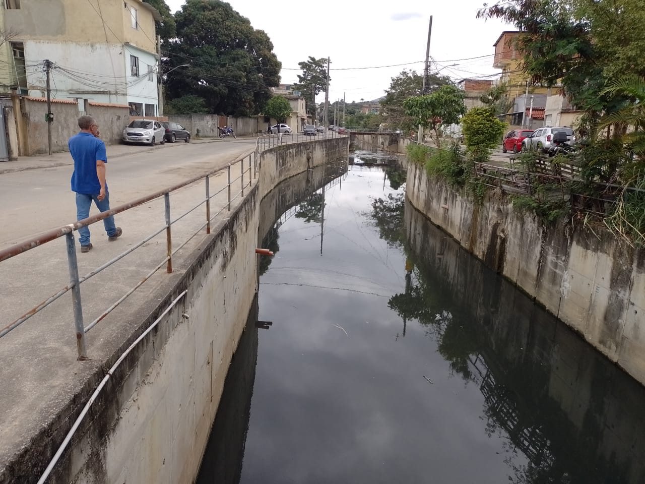 Prefeitura conclui serviços de limpeza no Rio Guerenguê, na Colônia Juliano Moreira (Foto: Divulgação)