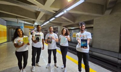Bienal do Livro Rio e MetrôRio distribuem 2 mil livros na 3ª edição de ‘Embarque na Leitura’