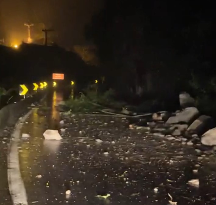 Acidente na serra de Petrópolis