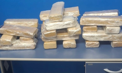 drogas apreendidas em malas de suspeito na Rodoviária do Rio