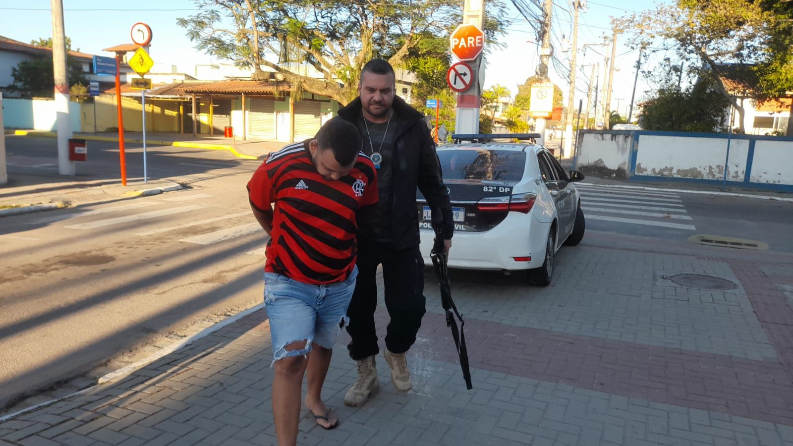 Yago Simões Machado, vulgo Gordinho, foi preso em casa na região de Itaipuaçu