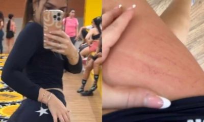 Mel Maia na academia