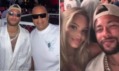 Neymar é criticado por curtir festa em Ibiza ao lado do pai enquanto a namorada grávida estava em casa