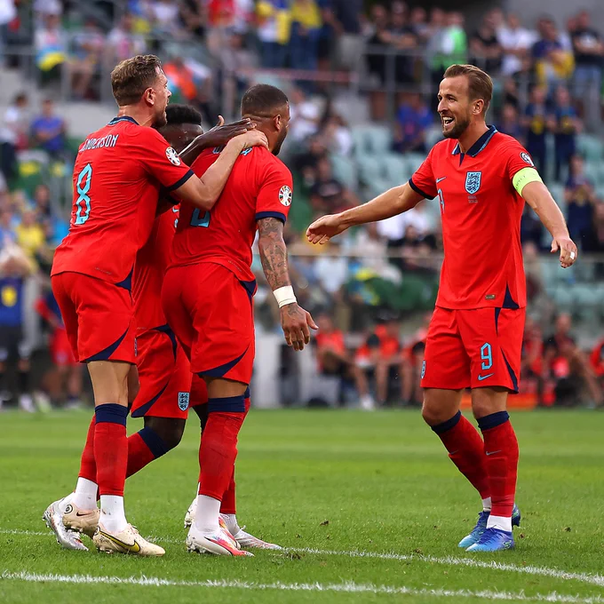 England euro jersey numbers