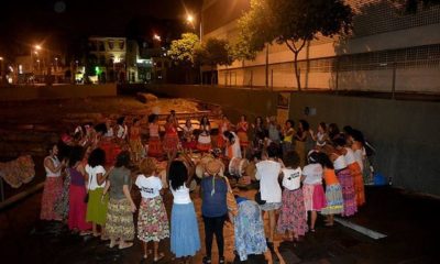 Cais do Valongo recebe o projeto 'Tambor no Valongo - Ibejada' (Foto: Marcio Bayone/ Divulgação)