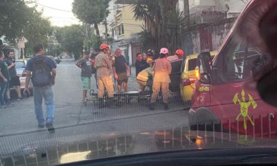 Motorista fica ferido após acidente de carro em Vila Isabel, na Zona Norte do Rio (Foto: Divulgação)