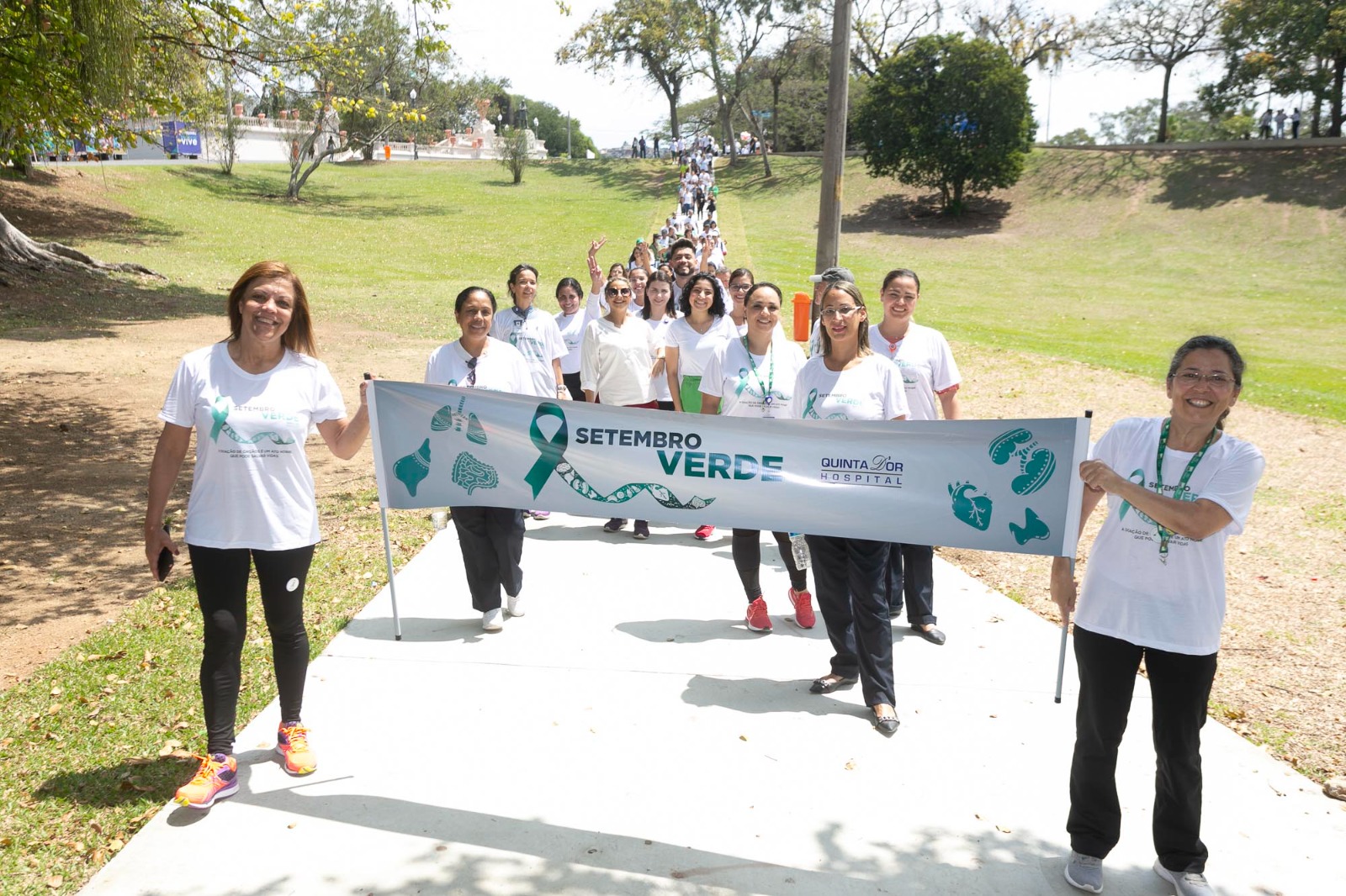 Quinta D'Or promove caminhada solidária em prol do transplante de órgãos (Foto: Divulgação)