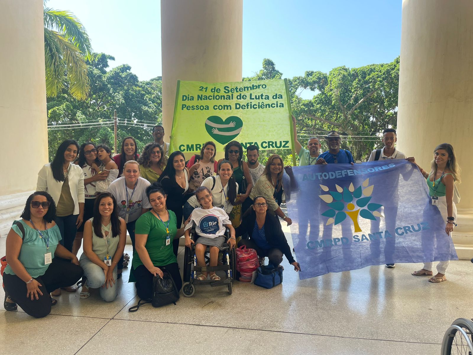 No Dia de Luta da Pessoa com Deficiência, autodefensores os protagonistas do evento no Instituto Benjamin Constant (Foto: Divulgação)
