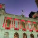 Câmara Municipal do Rio é iluminada de vermelho em homenagem aos 88 anos da Super Rádio Tupi (Foto: Ieda Nascimento/ Super Rádio Tupi)