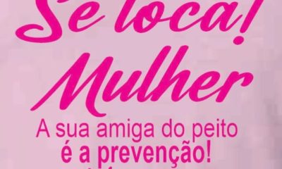 'Se toca, mulher!' é o tema da campanha Outubro Rosa da Prefeitura de Queimados (Foto: Divulgação)