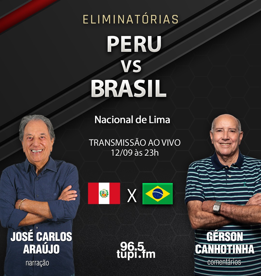 PERU X BRASIL AO VIVO  ELIMINATÓRIAS COPA 2026 AO VIVO - 2ª RODADA 