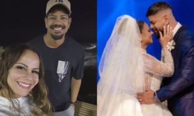 Viviane Araújo completa 2 anos de casada e se declara para Militão