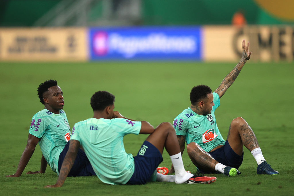 Rodrygo, Vini Jr e Neymar