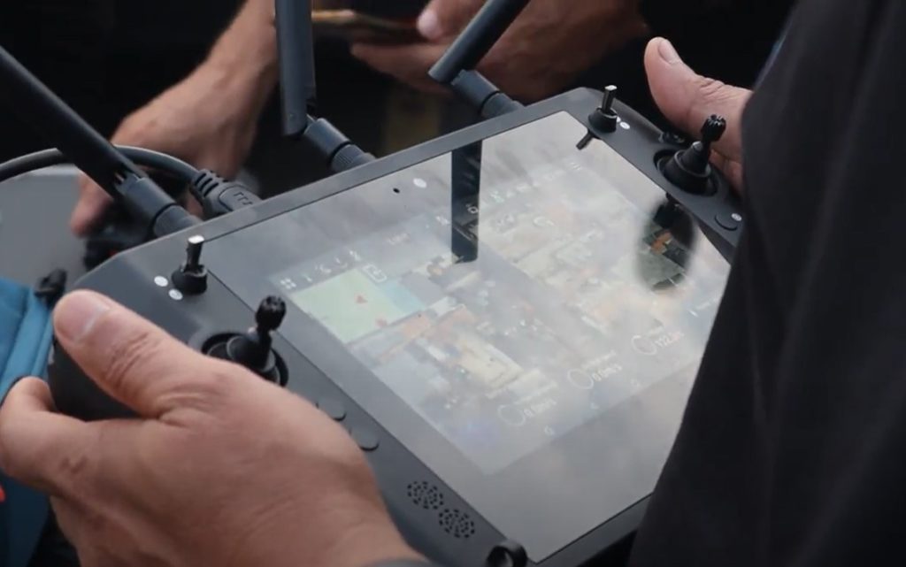 Controle do drone utilizado na operação no Complexo da Maré