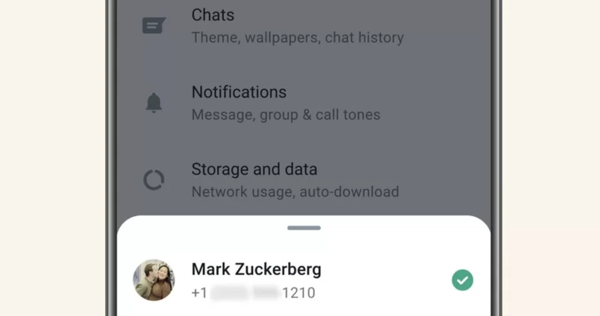 Duas contas do WhatsApp no celular