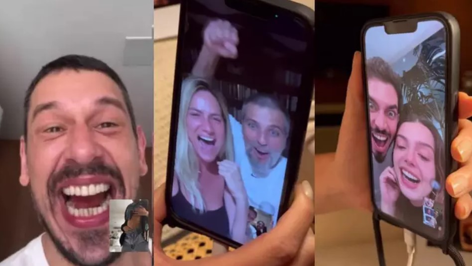 Fernanda Paes Leme mostra reação de amigos reagindo à gravidez