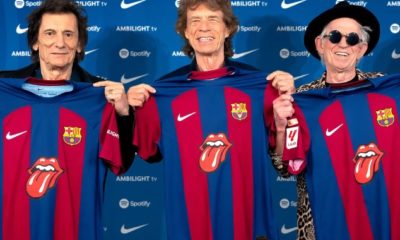 Homenagem do Barcelona ao Rolling Stones