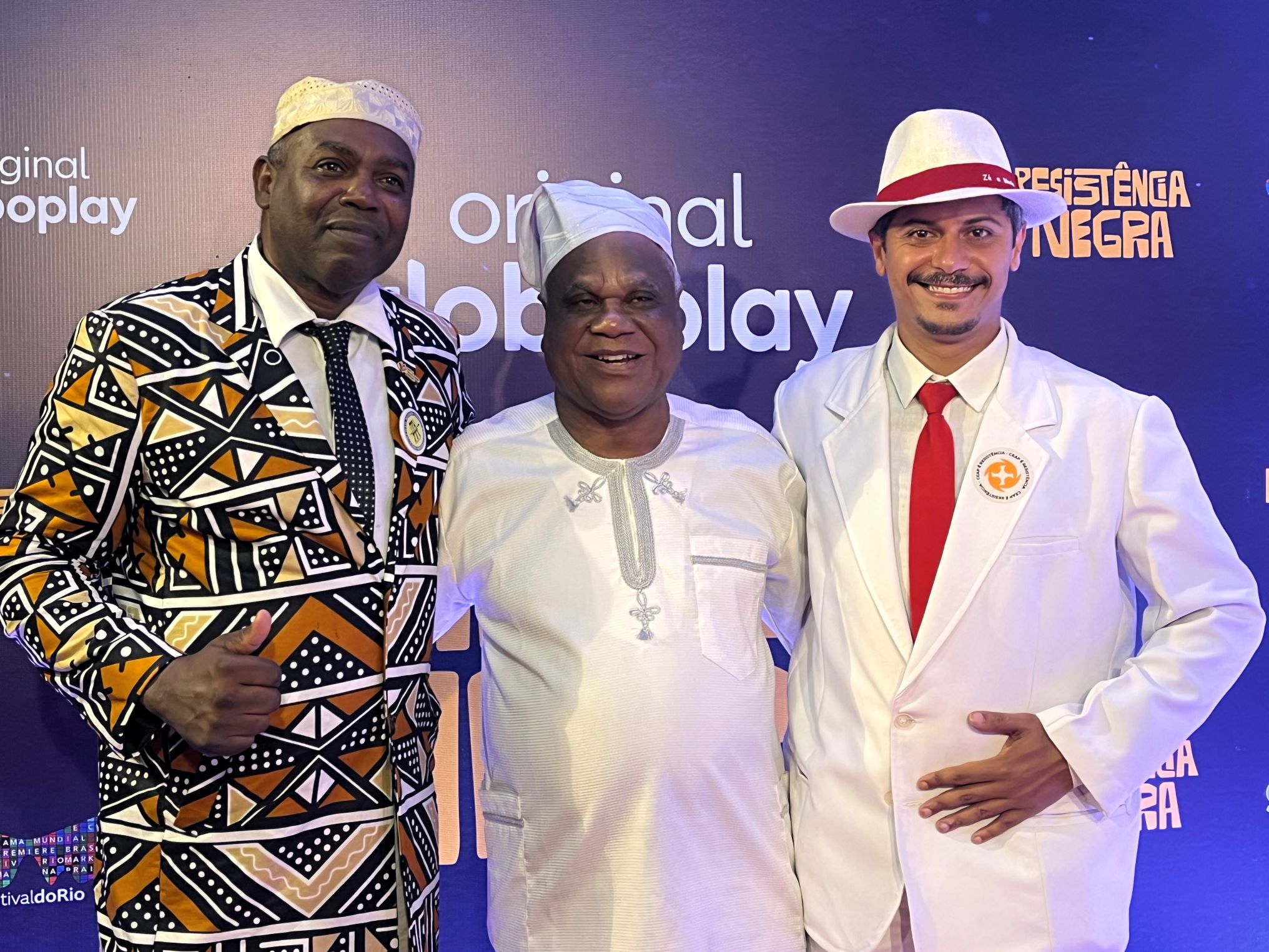 Cine Odeon recebe apresentação do 1º episódio da série 'Resistência Negra' na 25ª edição do Festival do Rio (Foto: Rozangela Silva/ Divulgaçao)