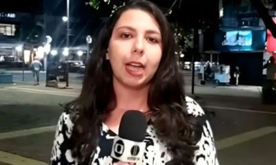 Repórter da Globo é assediada ao vivo