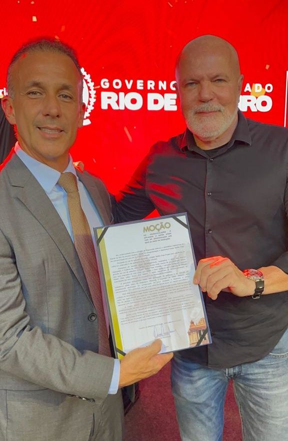 Vice-presidente de Negócios da Tupi, Tuffy Habib, recebe homenagem da Câmara Municipal do Rio