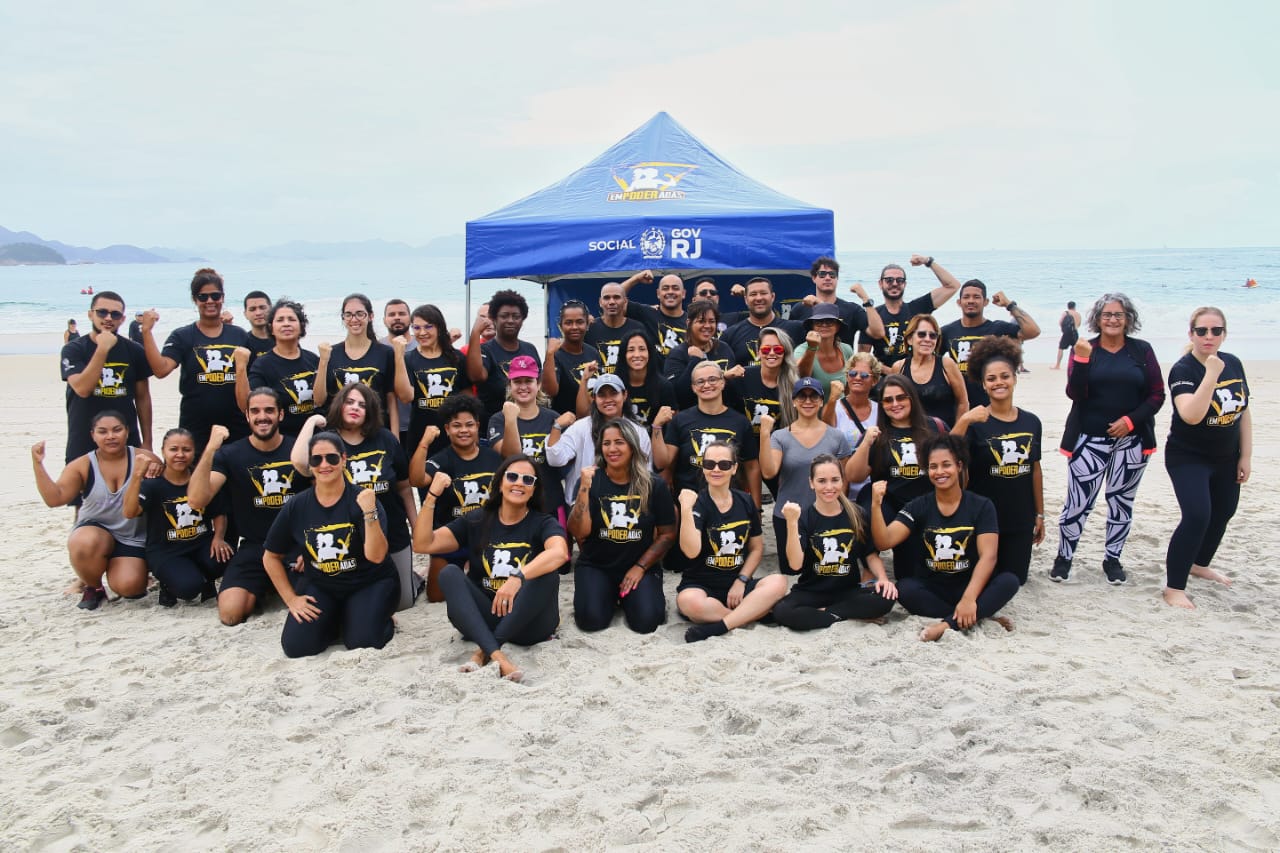 Praia de Copacabana ganha polo do Empoderadas