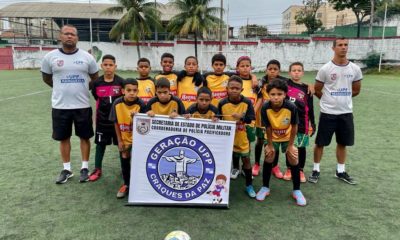 PM promove primeiro torneio de futebol entre alunos de projeto social das UPP's (Foto: Divulgação)