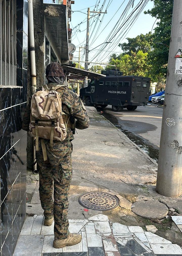 Polícia Militar no Complexo da Maré