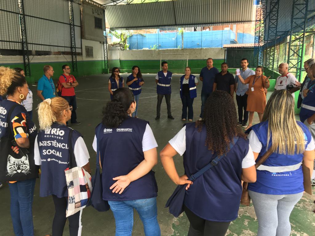 Comunidade Boca do Mato, no Lins, recebe visita técnica da Prefeitura para atendimento aos moradores da região (Foto: Divulgação)