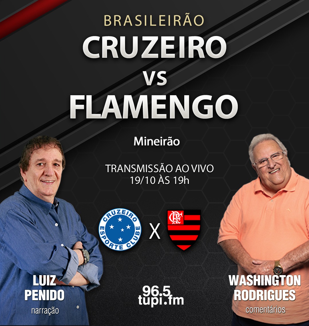 FLAMENGO X CRUZEIRO TRANSMISSÃO AO VIVO DIRETO DO MINEIRÃO - CAMPEONATO  BRASILEIRO 2023 - RODADA 27 