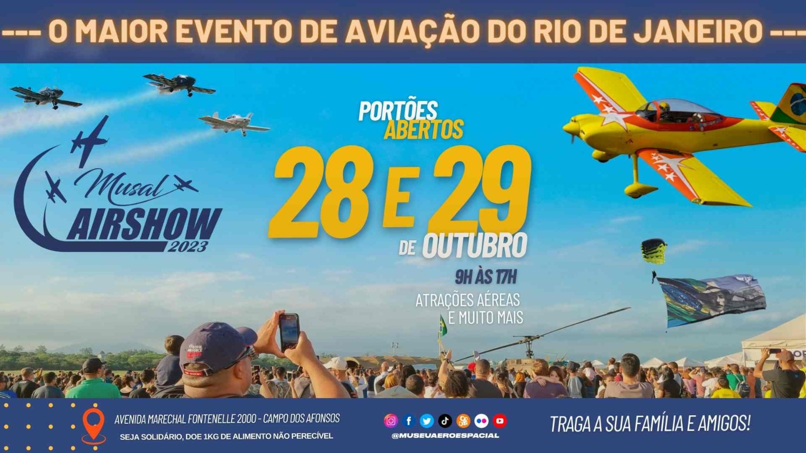 Musal Airshow - o maior evento aéreo do Rio (Foto: Divulgação)