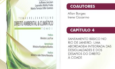 Livro sobre direito ambiental reúne ministros e promete revolucionar temática