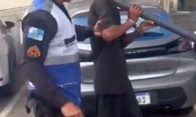 Preso por roubar poste em Niterói vai passar por audiência de custódia nesta terça-feira