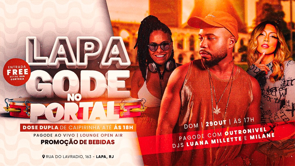 Domingo é dia de 'Lapear', bebê! Lapagode agita o Rio neste fim de semana (Foto: Divulgação)