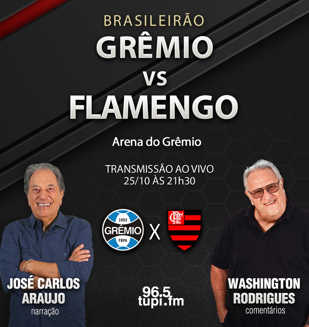 Grêmio x Flamengo ao vivo: onde assistir ao jogo do Brasileirão online