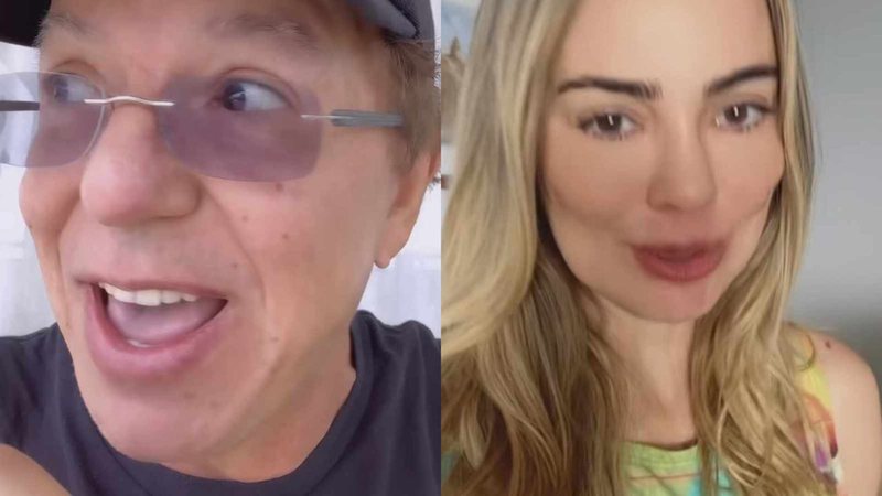 Boninho e Rachel Sheherazade