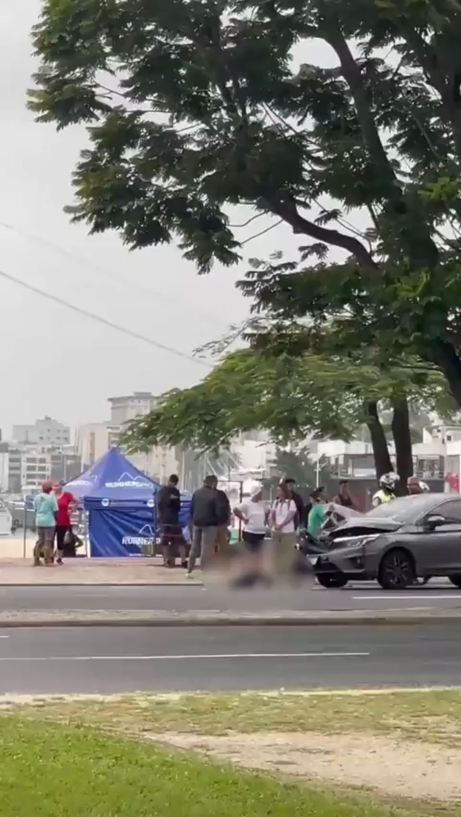 mulher morre após ser atropelada na enseada de Botafogo