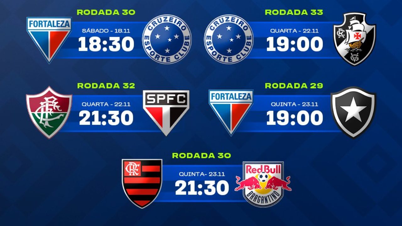 11ª rodada: tem jogo hoje pelo Brasileirão Série A 2023?