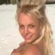 Britney Spears aparece sem roupa na praia