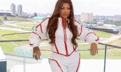 Ludmilla no Grande Prêmio de Fórmula 1 em São Paulo