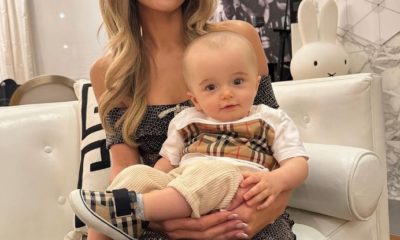Paris Hilton e o filho Phoenix, de 10 meses