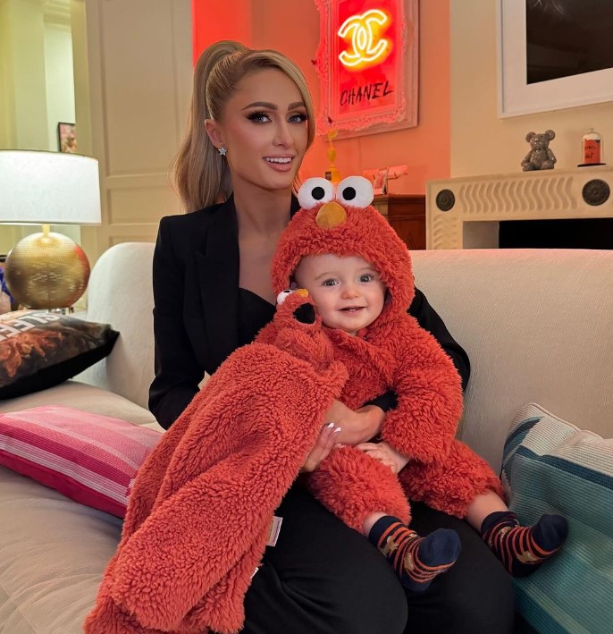 Paris Hilton e o filho de 10 meses