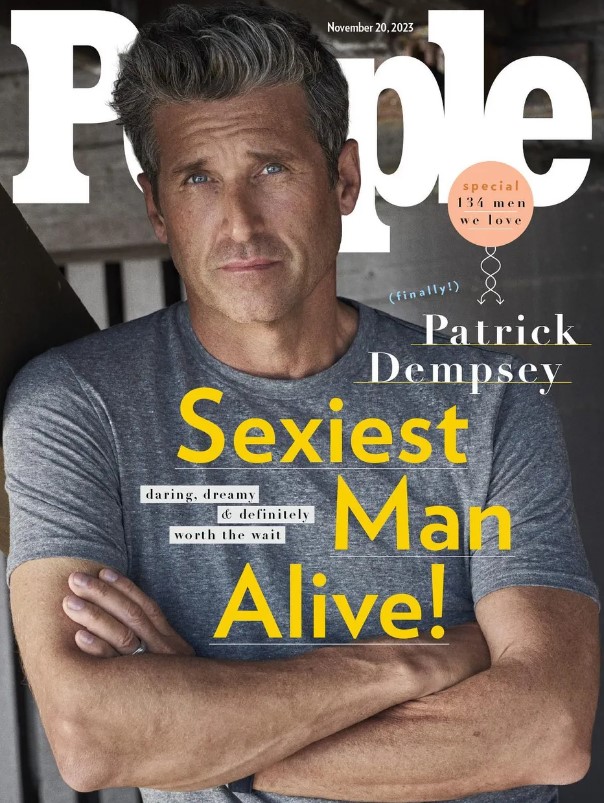 Patrick Dempsey é eleito o homem mais sexy do mundo pela revista People