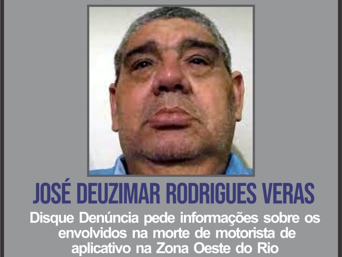 Disque Denúncia pede informações para localizar os envolvidos na morte de motorista de aplicativo