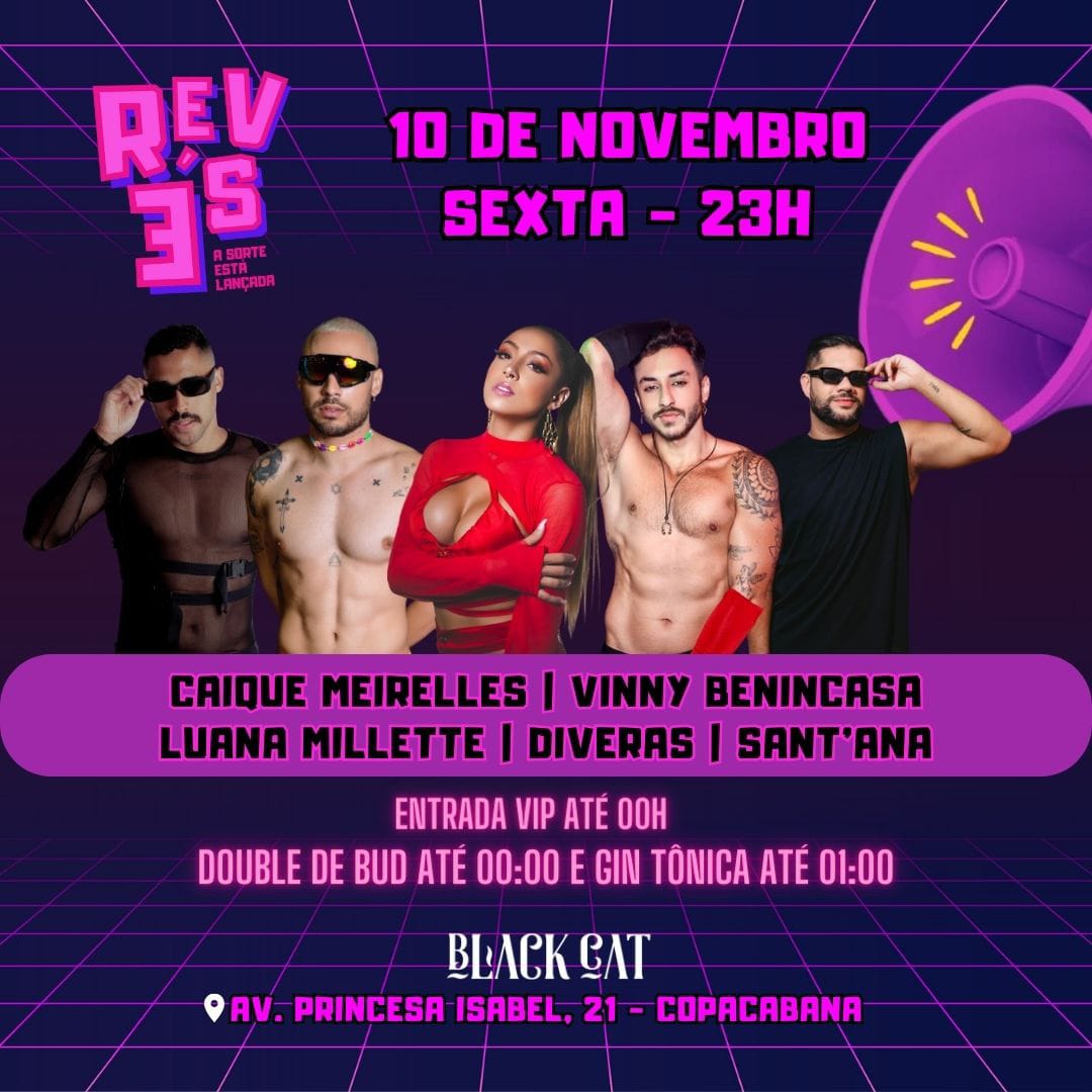 Copacabana recebe a festa 'Revés' nesta sexta (Foto: Divulgação)