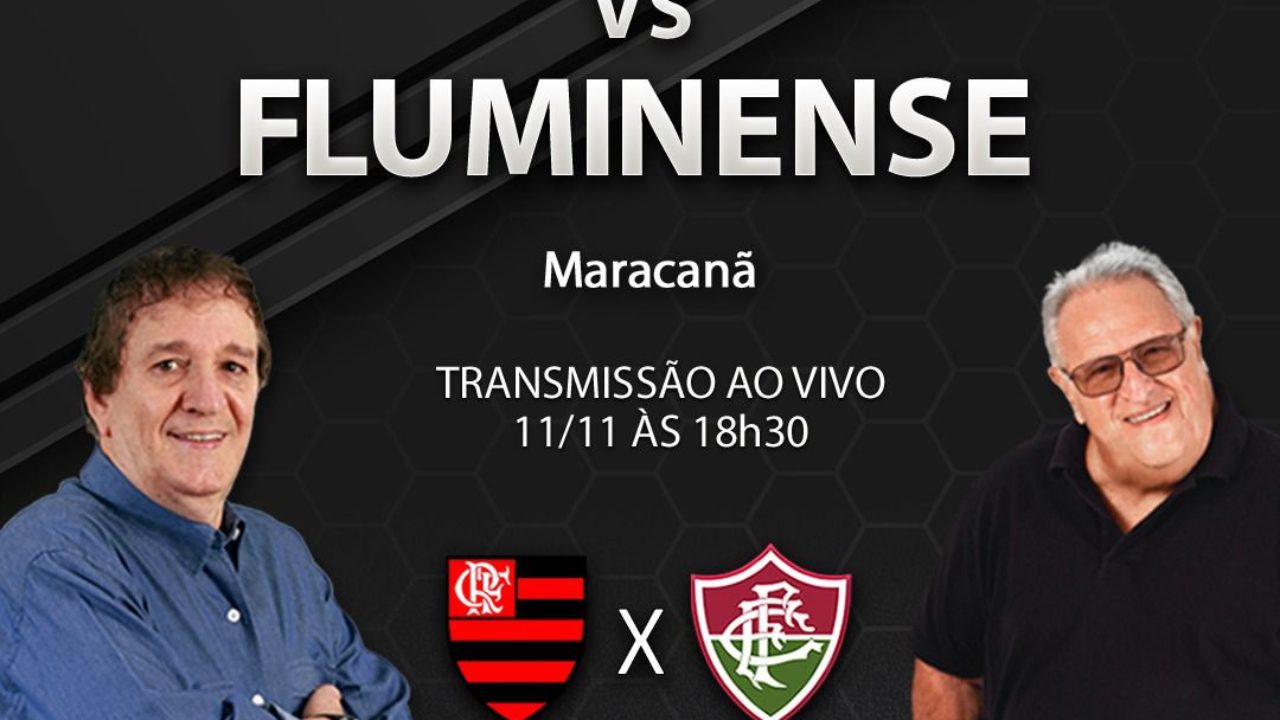 FLAMENGO X FLUMINENSE TRANSMISSÃO AO VIVO DIRETO DO MARACANÃ - CAMPEONATO  BRASILEIRO 2023 