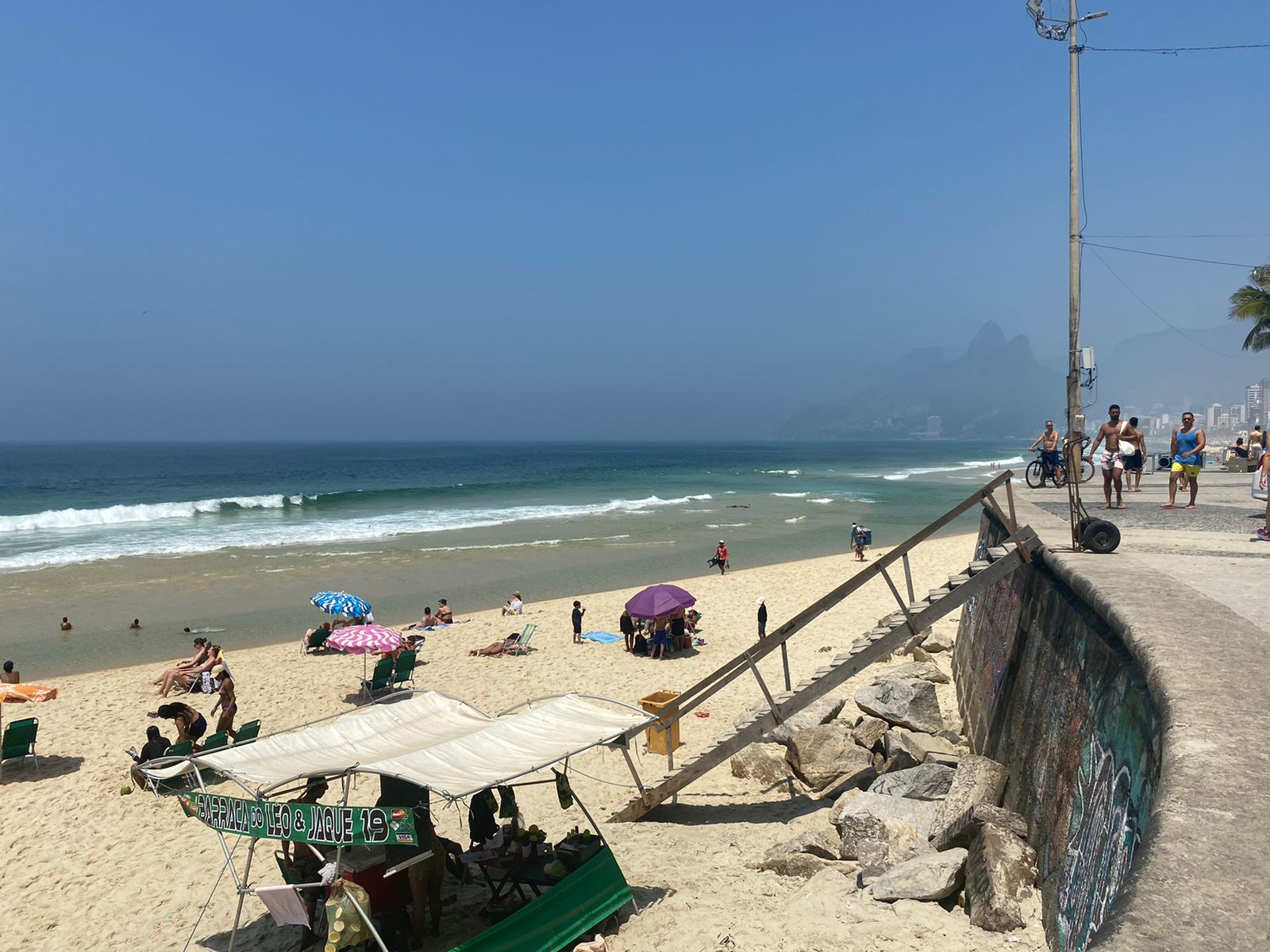 Praia do Arpoador, na Zona Sul do Rio