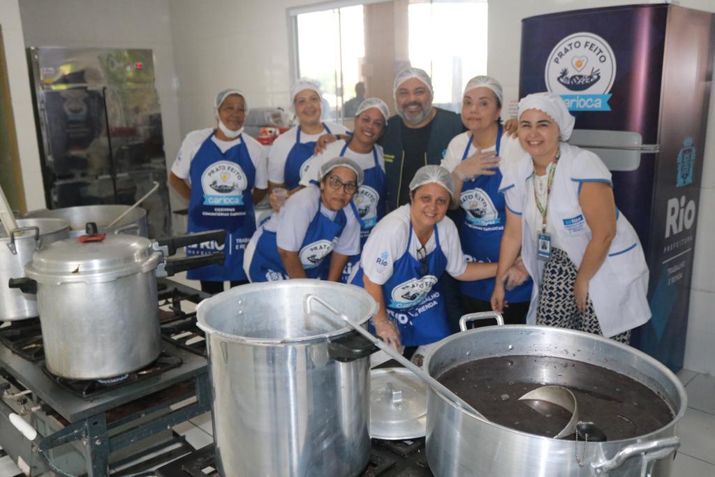 Prefeitura do Rio inaugura 17ª Cozinha Comunitária Carioca, na Ilha do Governador (Foto: Divulgação)