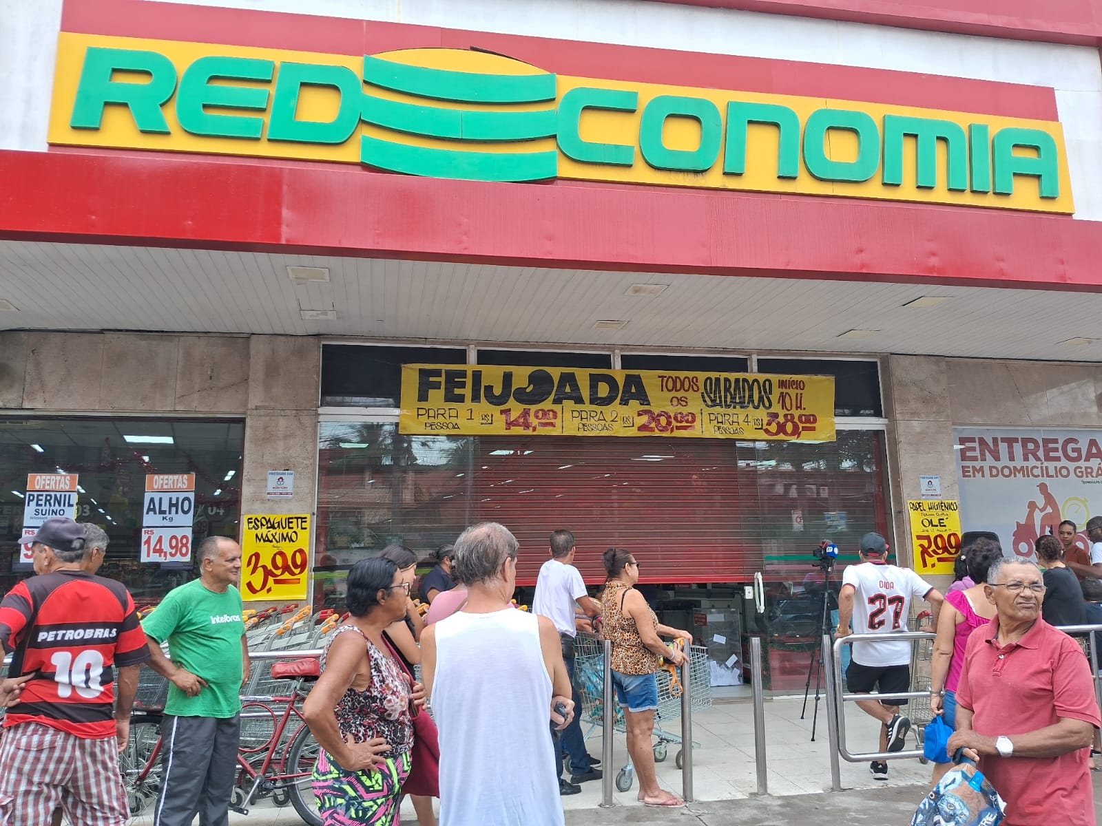 Reinauguração loja Rede Economia, em Caxias