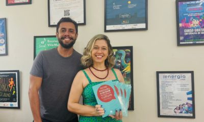 Gestores Thiago Ramires e Priscila Seixas são os autores do livro "Método Burburinho de Produzir Cultura" (Foto: Divulgação)